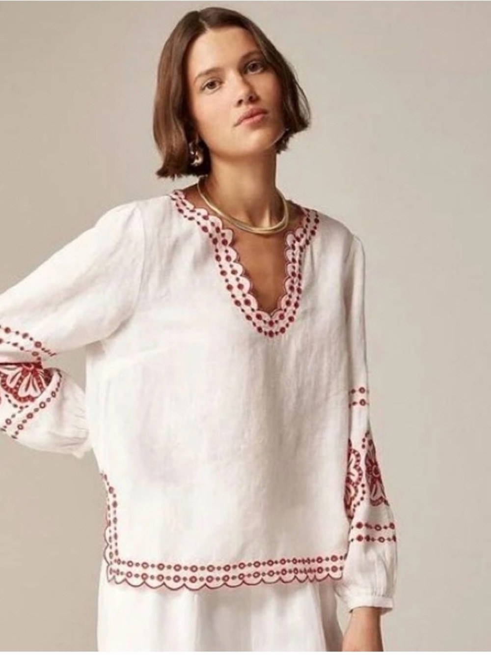 J CREW Bungalow Embroidery Sz Xs